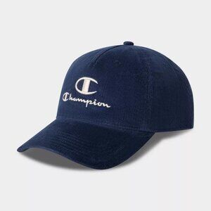 NEW Champion Adult Hobby Corduroy Baseball Hat - Navy